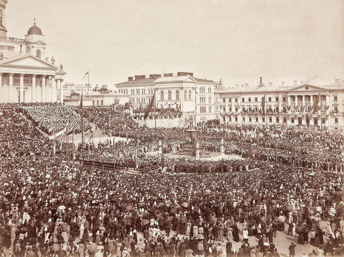 праздник в столице Финляндии, посвященный присоединению к России (19 век)