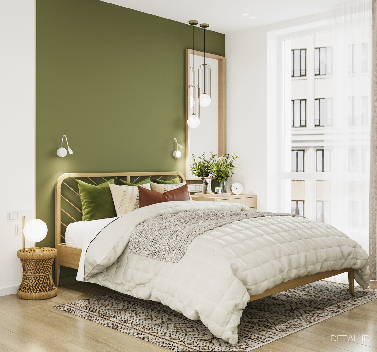 Интерьер спальни. Detal ID