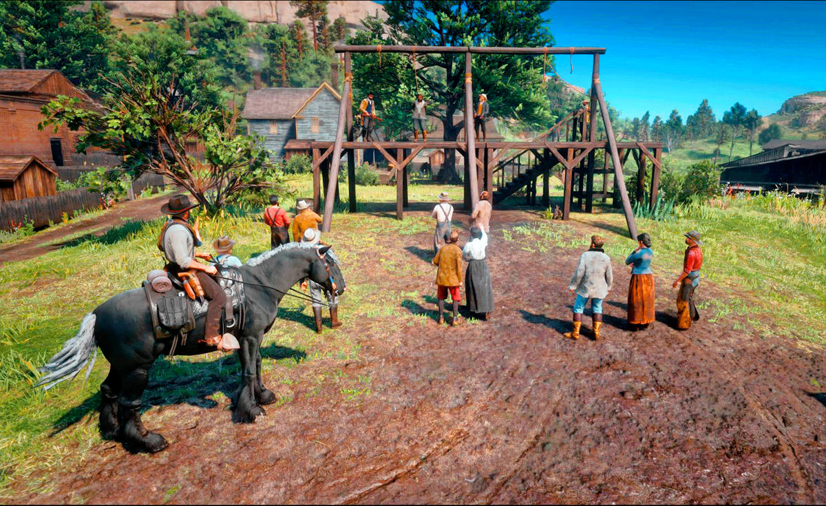 шериф Валентайна исполняет приговор