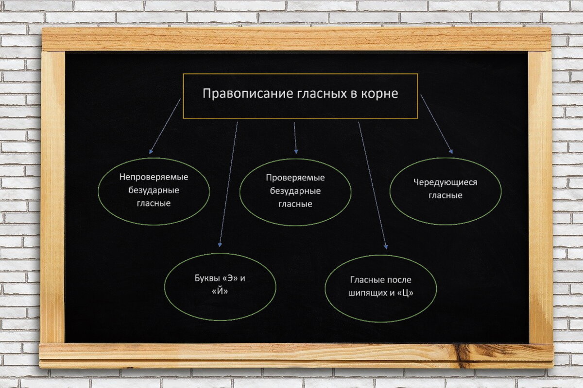 Раздел "Орфография" начинается с главы "Правописание гласных в корне".