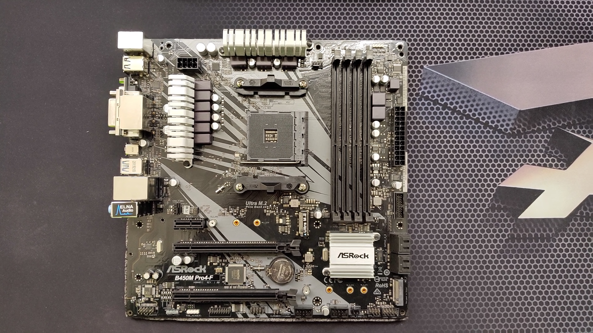ASRock B450M Pro4-f для линейки процессоров AMD Ryzen 1000,2000,3000 и 5000.  