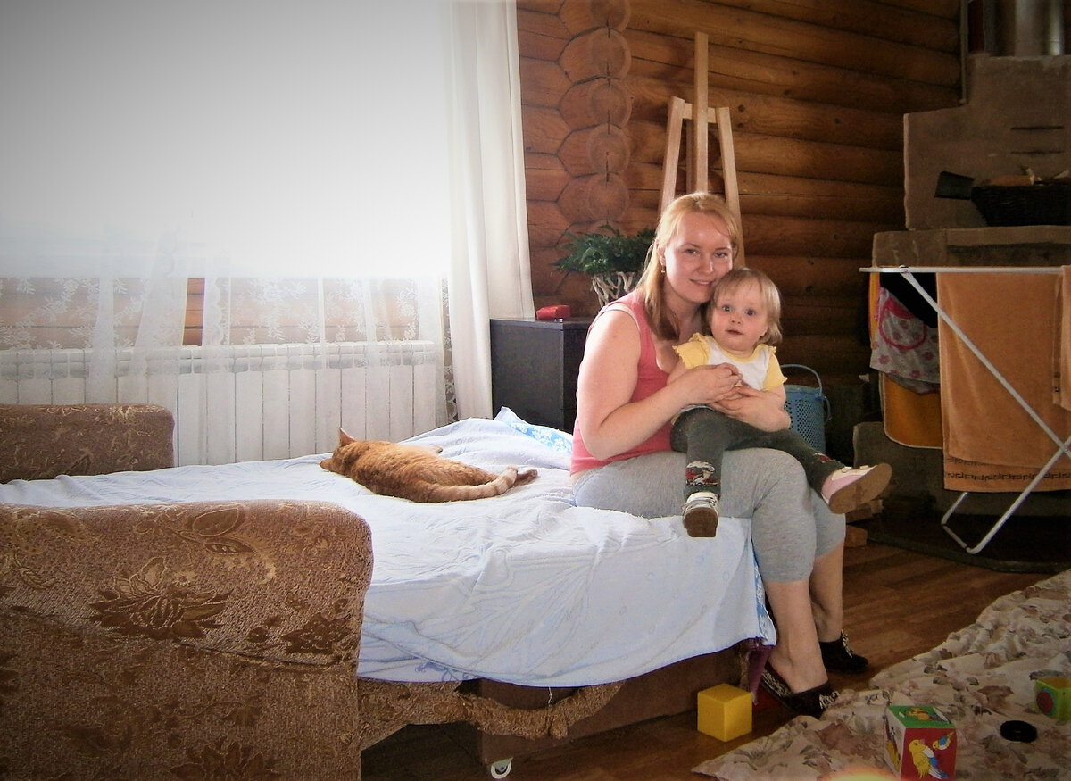 Мы с дочкой 7 лет назад