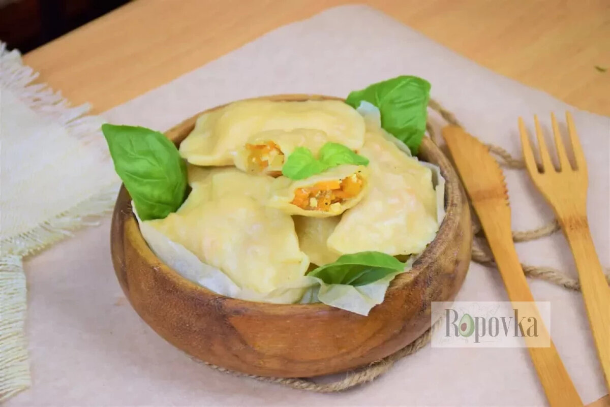 Вареники с тыквой