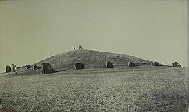 Салбыкский курган. Мегалит тагарской культуры 7 век до н.э.. Фото 1954 г