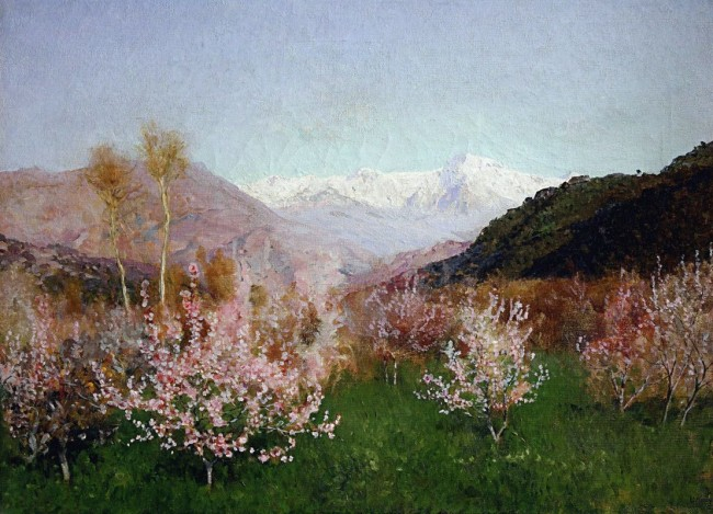 Исаак Левитан. "Весна в Италии", 1890 год