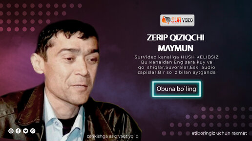 Zerip Qiziqchi - Maymun_Зерип Қизиқчи - Маймун (SurVideo)