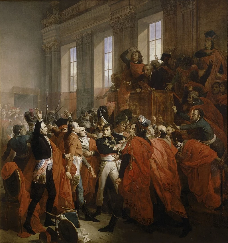 Франсуа Бушо. Генерал Бонапарт в Совете пятисот. 1840