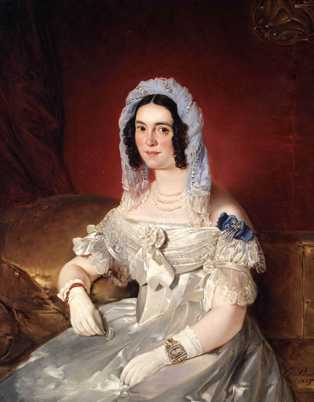 Графиня Мария Алексеевна Олсуфьева Спиридова, 1839 год.