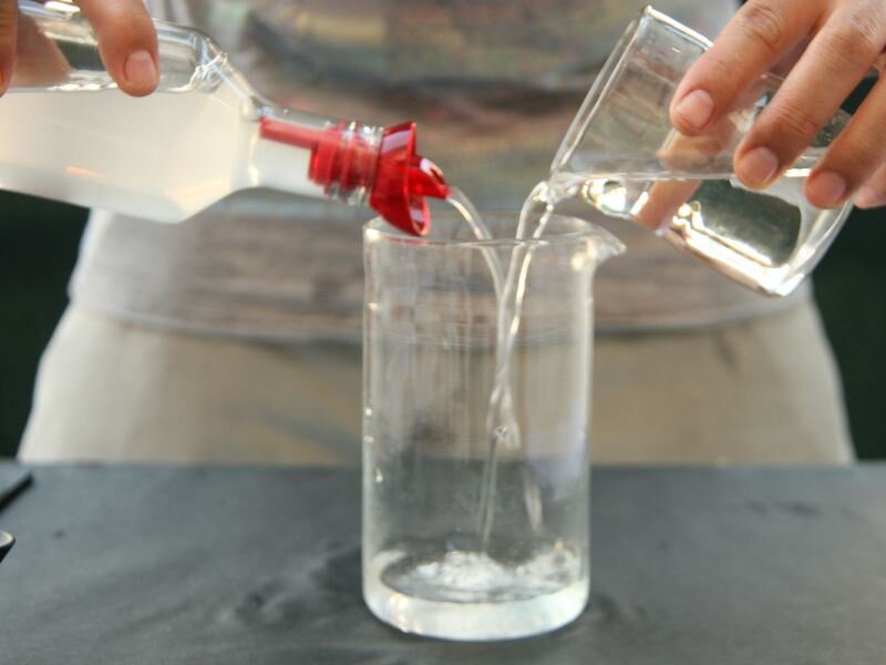 Пересчет уксуса