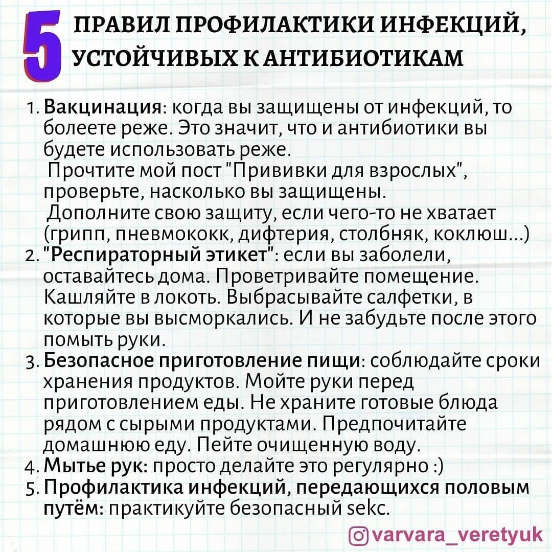 АНТИБИОТИКИ: ответы на вопросы | Терапевт Варвара Веретюк | Дзен