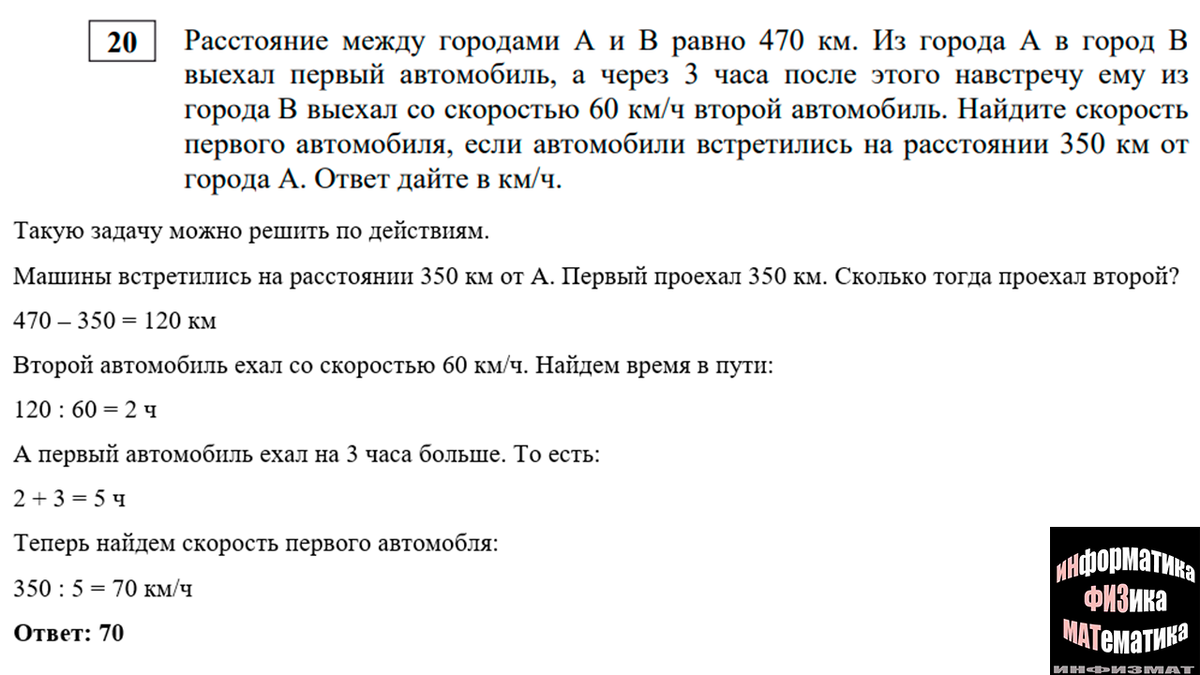 Демонстрационный вариант КИМ ЕГЭ математика базовый уровень 2022 год.  Подробный разбор. | In ФИЗМАТ | Дзен