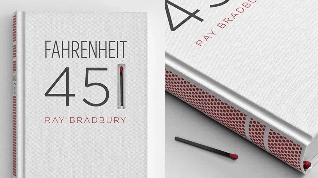 Fahrenheit 451 в "обложке со спичкой"