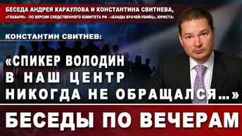 Константин Свитнев, юрист: «Спикер Володин в наш центр никогда не обращался…»