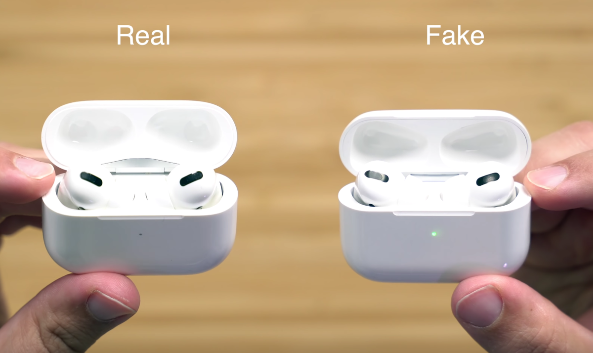 Копия AirPods: Как отличить подделку от оригинала? - YouTube