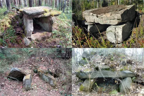 Фото из инета: Дольмены в окрестностях оз,Вашты