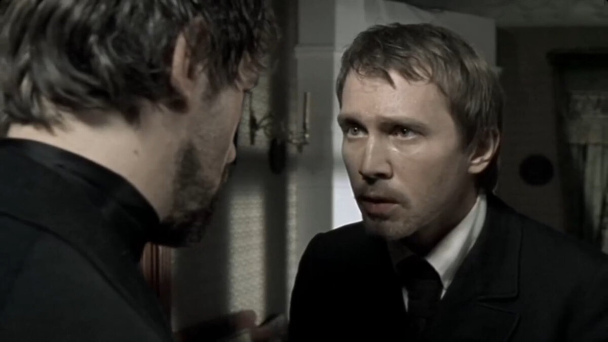 Кадр из телефильма "Идиот" 