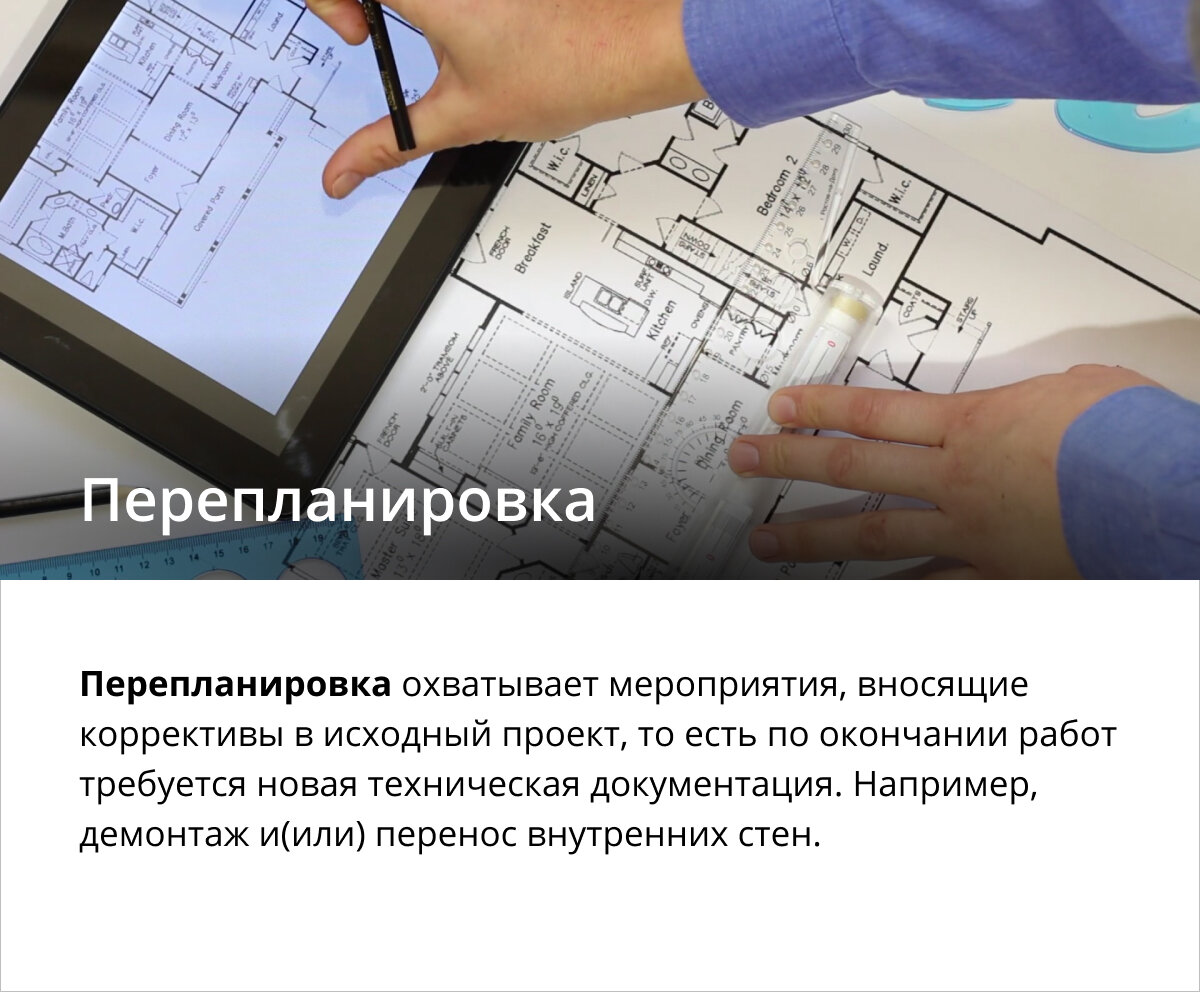 Разница между ремонтом, перепланировкой и переустройством: что такое перепланировка