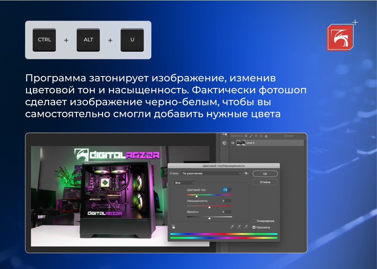 5 комбинаций горячих клавиш для Фотошопа, о которых вы не знаете |  DigitalRazor: Игровые компьютеры | Дзен