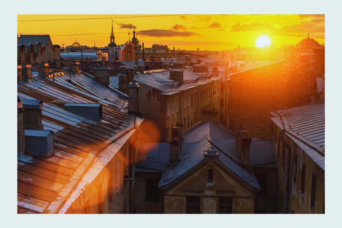 Лучшее место в Питере для романтической встречи — крыши, согласны?