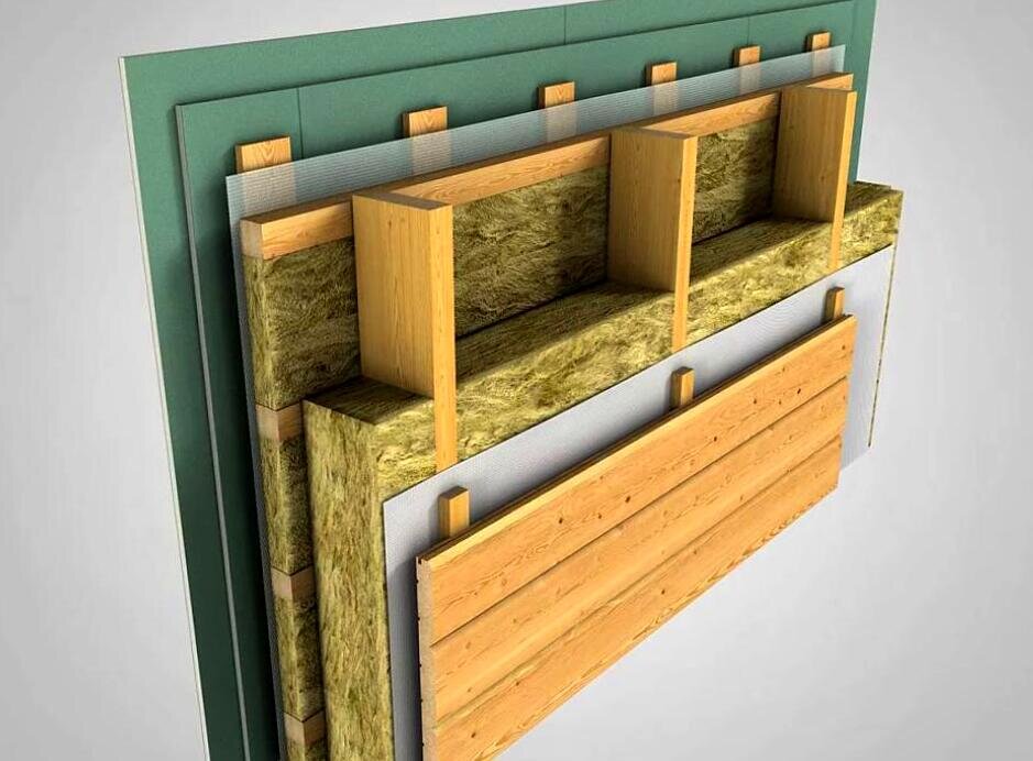 утеплитель в каркасной стене
