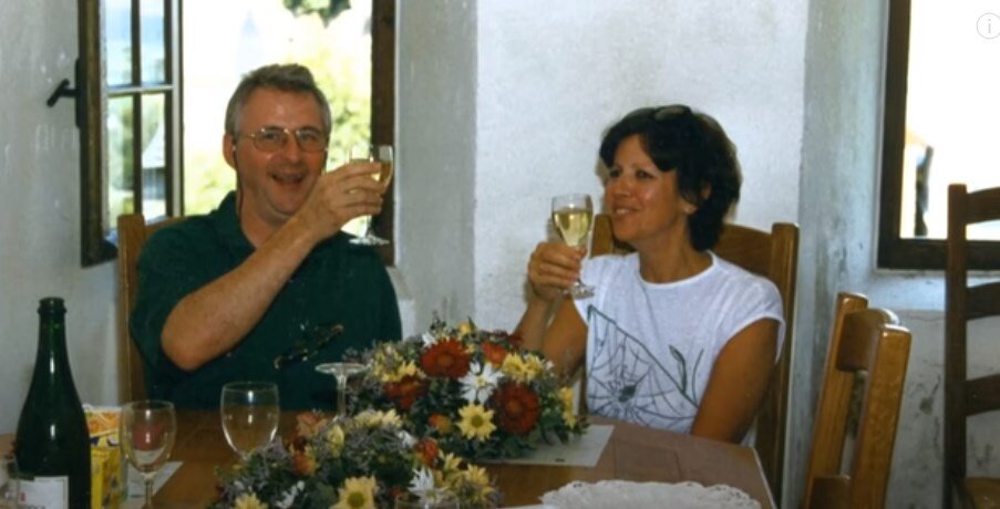 Беатрис с мужем Шарлем Миссенардом