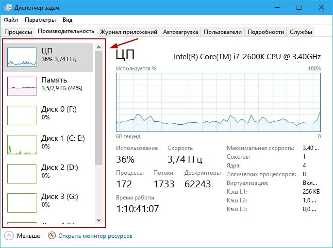 Время работы компьютера в диспетчере задач. Данные о файловых системах в диспетчере задач windows. Свойства в компьютере в диспетчере задач. Диспетчер задач windows 7 быстродействие. Диспетчер задач windows 10.
