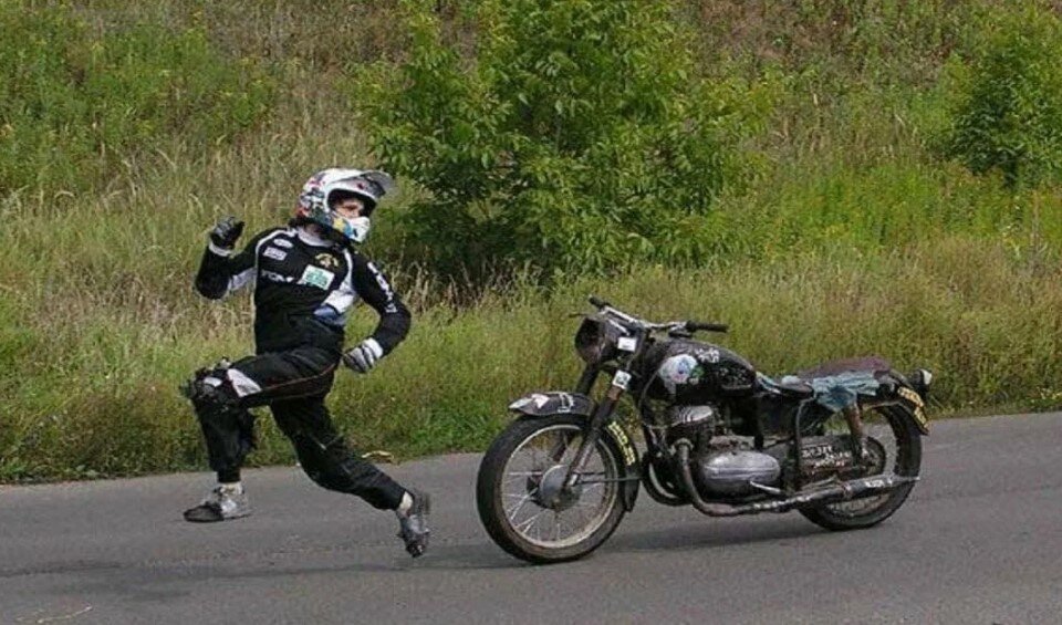 Примерно так я вижу человека, который не имея ни малейшего опыта, решил купить сразу мощный бакй.