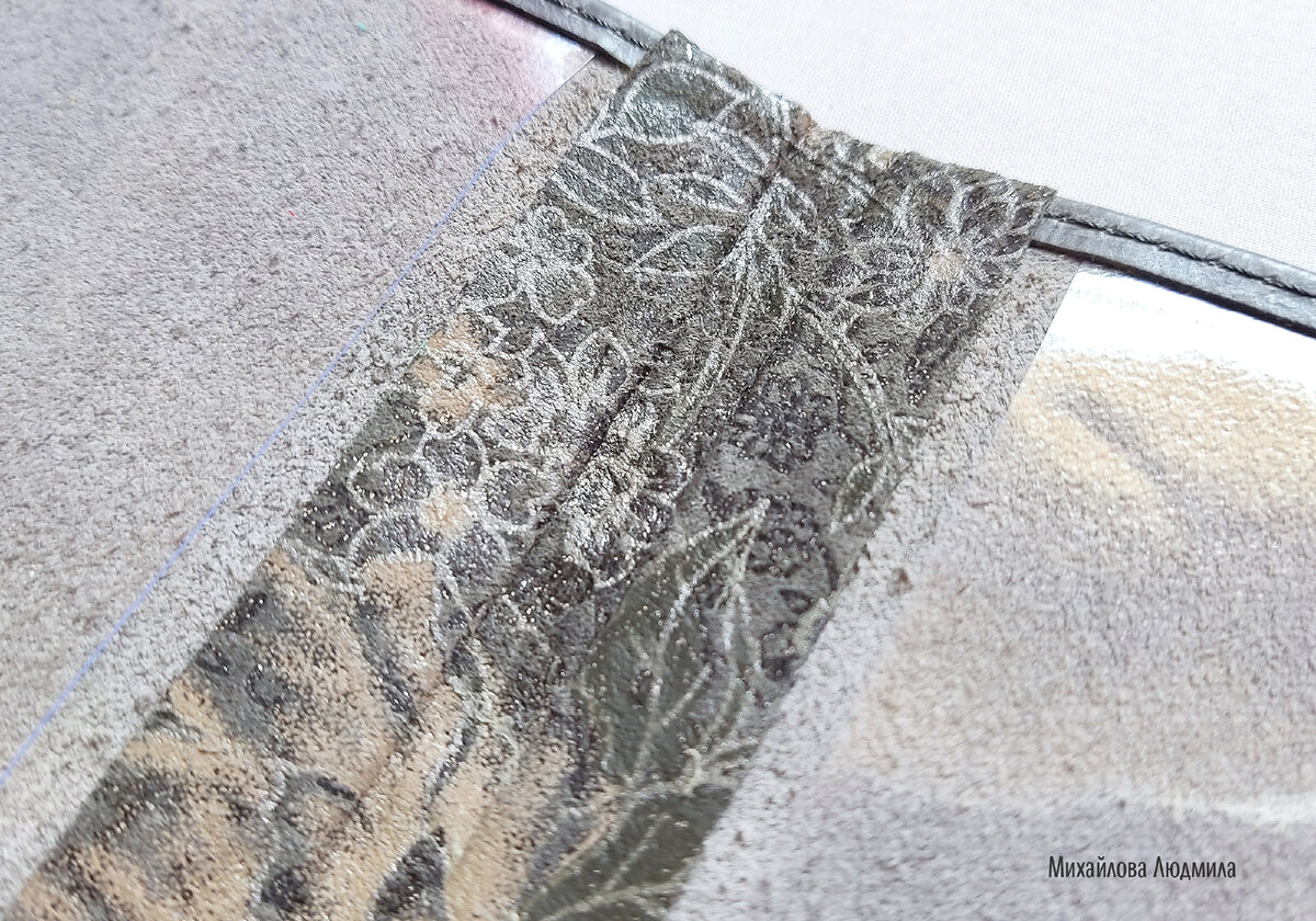 Подкладочная замша с цветочным принтом