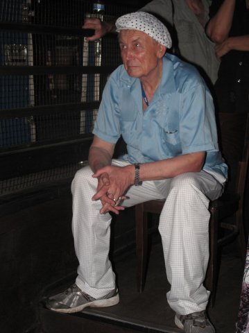 Евгений Евтушенко на концерте Анатолия Алешина. Июль 2009 года.  Фото из архива Валерия Луничкина