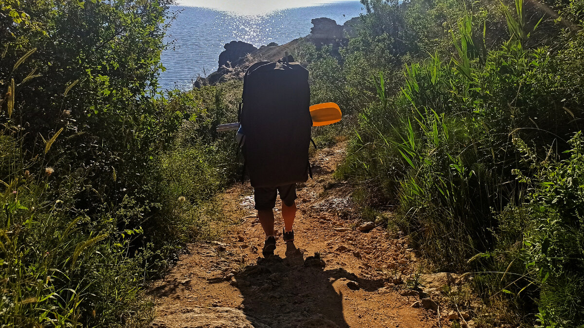 Когда видишь впереди море, то силы сразу прибавляются!  ➡