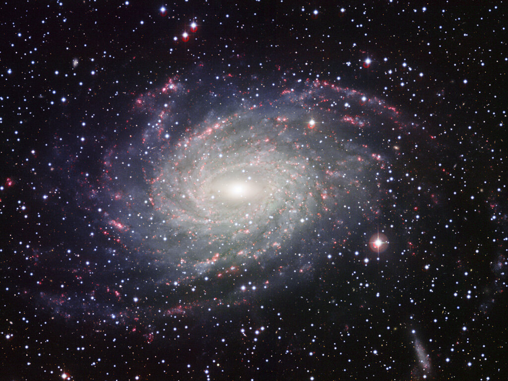 Этот снимок соседней галактики NGC 6744, похожей на Млечный Путь, был сделан с помощью Wide Field Imager на 2,2-метровом телескопе MPG / ESO в Ла-Силла. (Изображение предоставлено ESO)