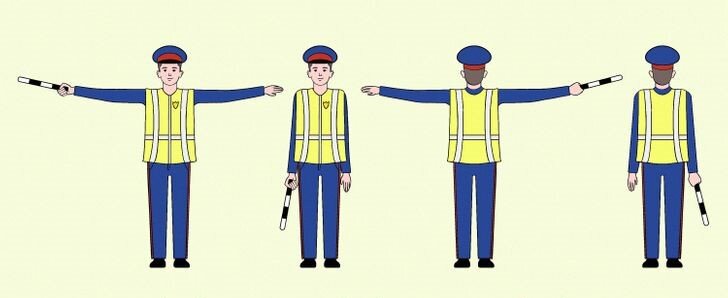 Подняты руки или опущены, это один и тот же жест