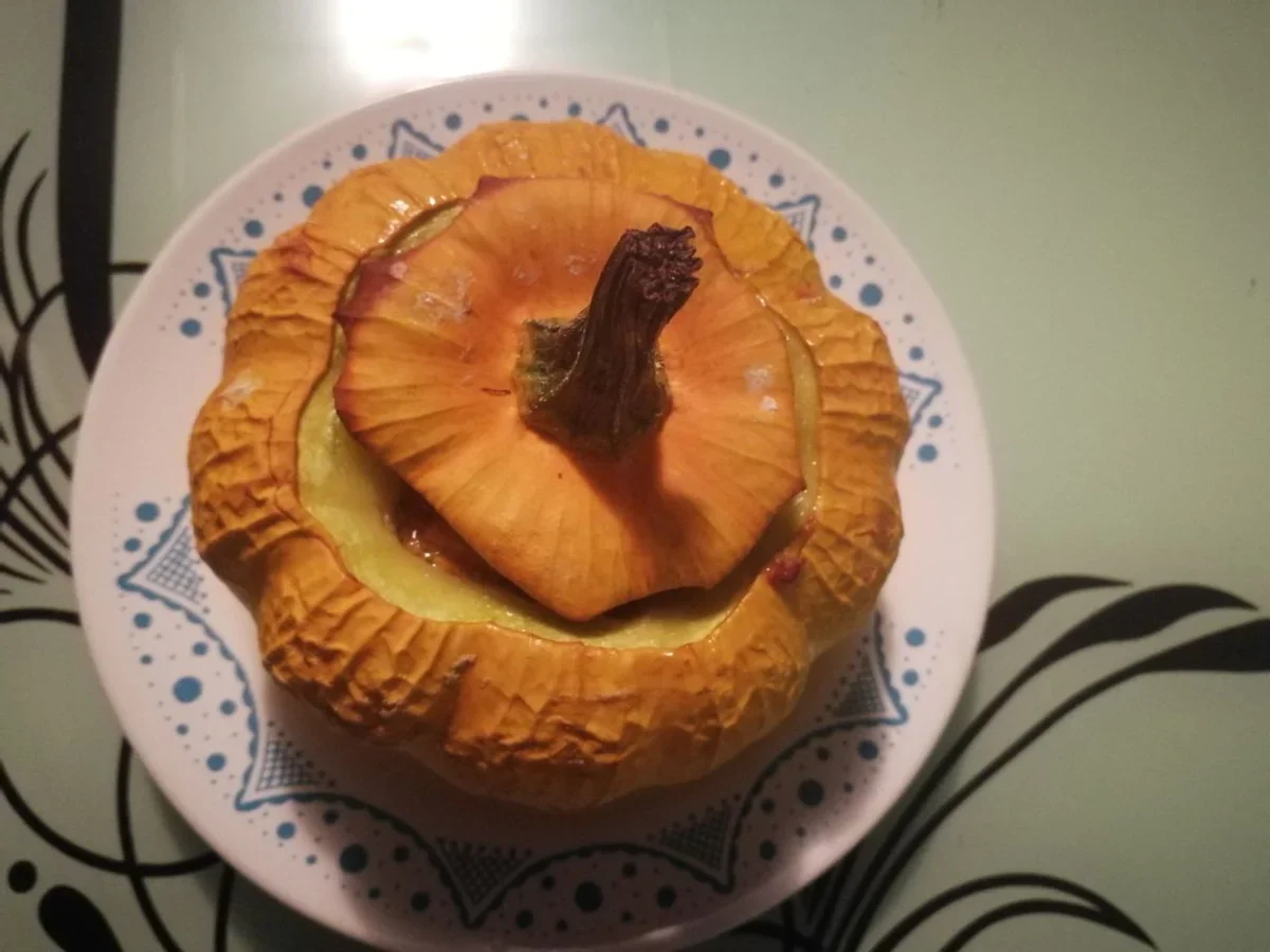 Фаршированный патиссон, фото автора