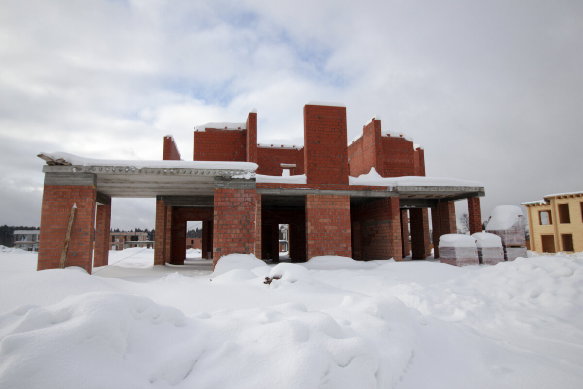Фото архитектора Бориса Зайцева в поселке Райт Вилладж 