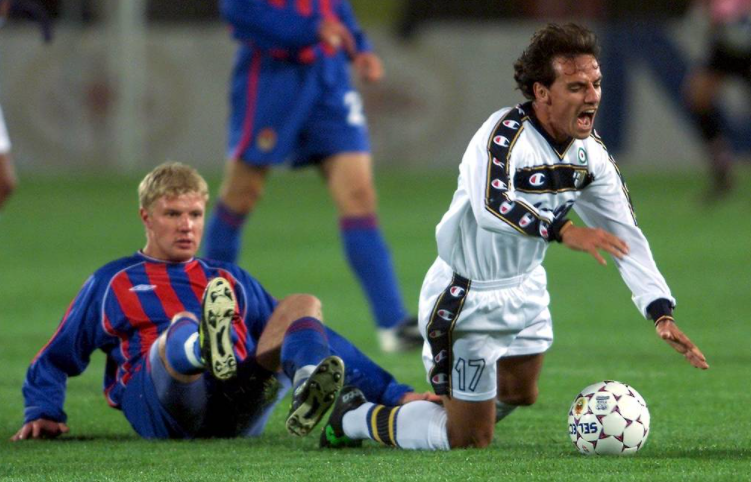 Матч 1/64 финала Кубка Уефа, между московским ЦСКА и Пармой