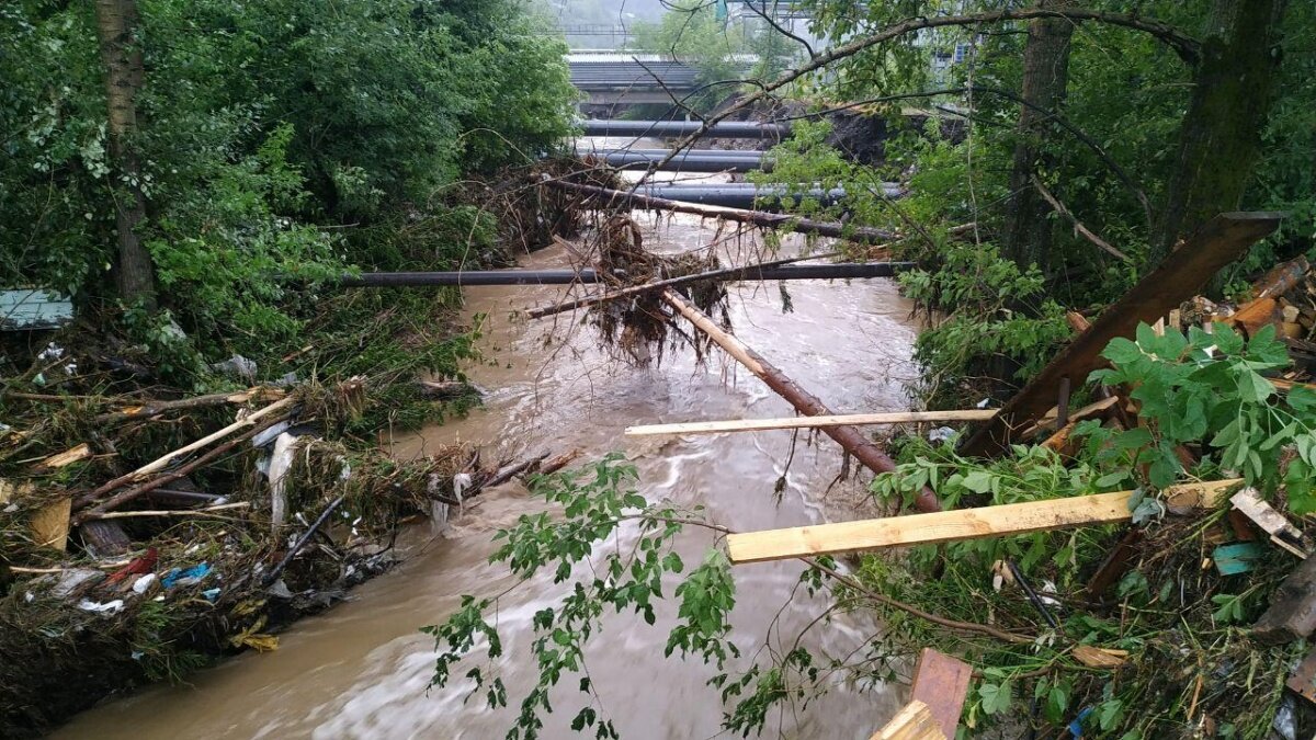 Паводок в Нижних Сергах