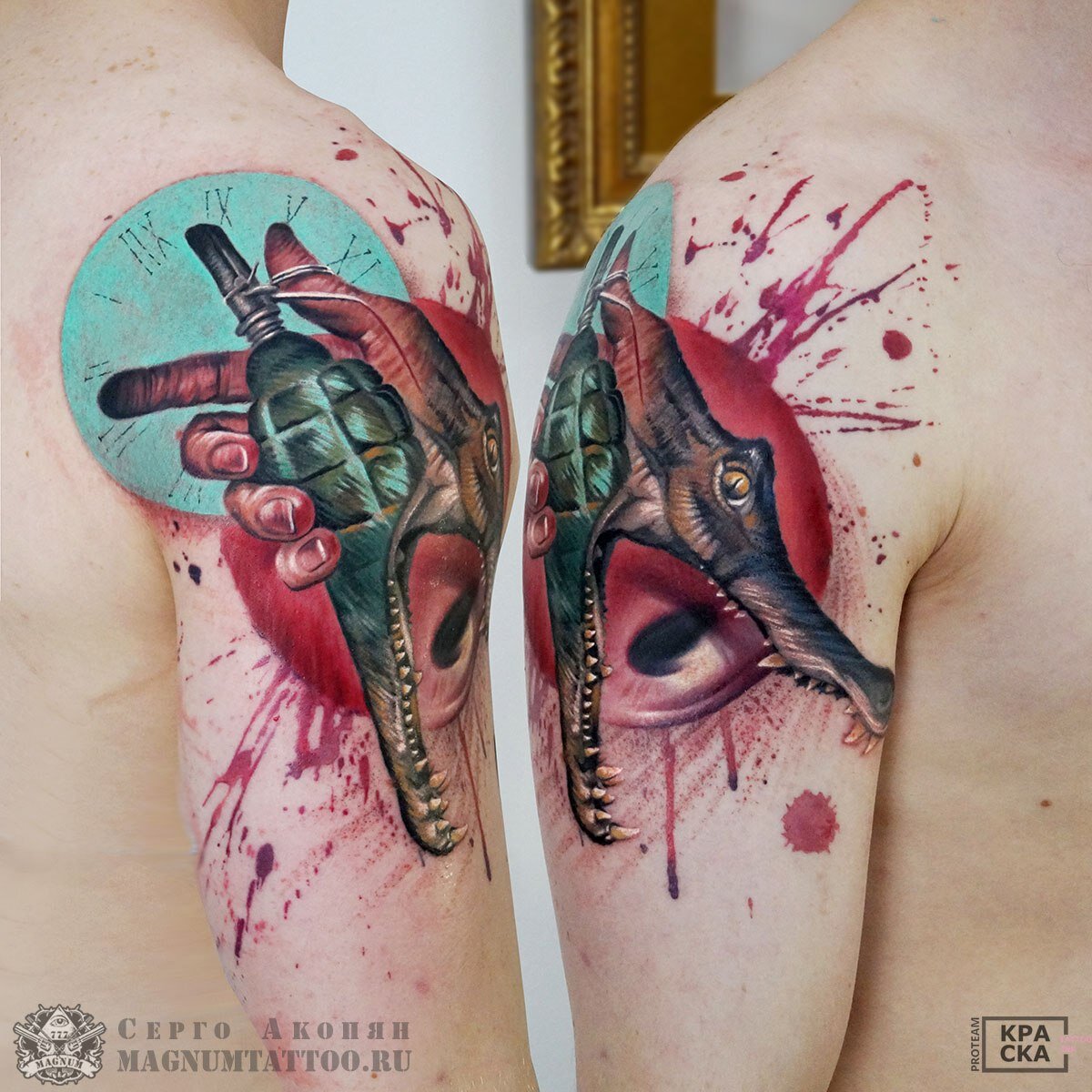 Серго Акопян, реализм тату, realism tattoo, цветной реализм, цветная татуировка, черно белый реализм , реалистичная тату