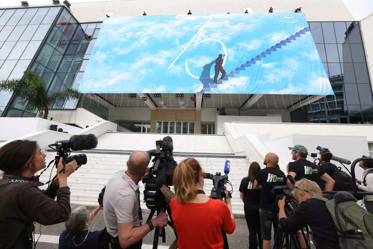 Подготовка к открытию Каннского кинофестиваля. © AFP 2022 / Valery Hache