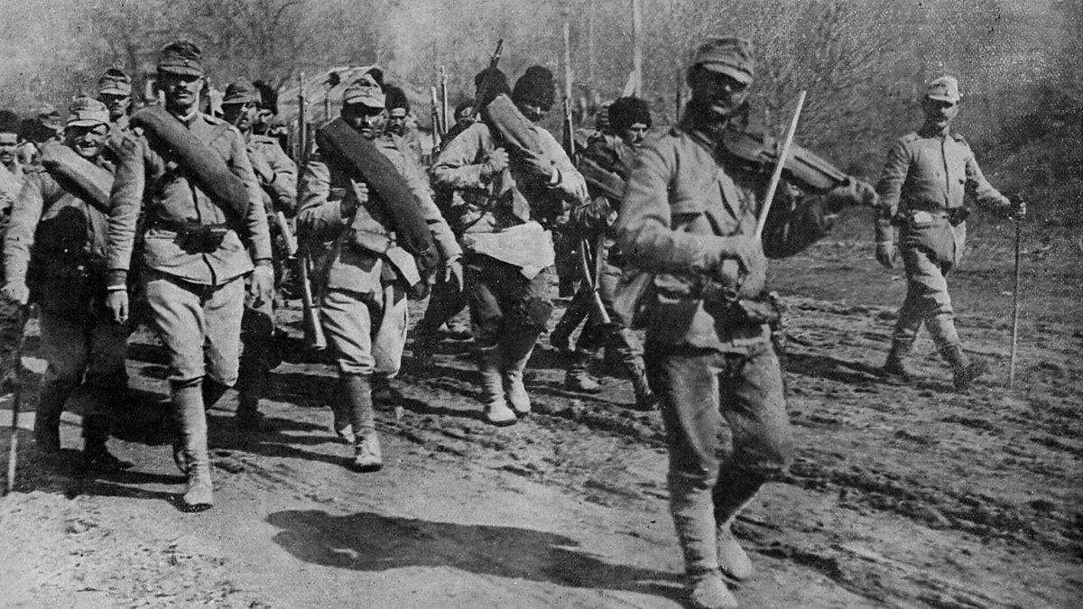 Румынские солдаты в годы Первой мировой войны.