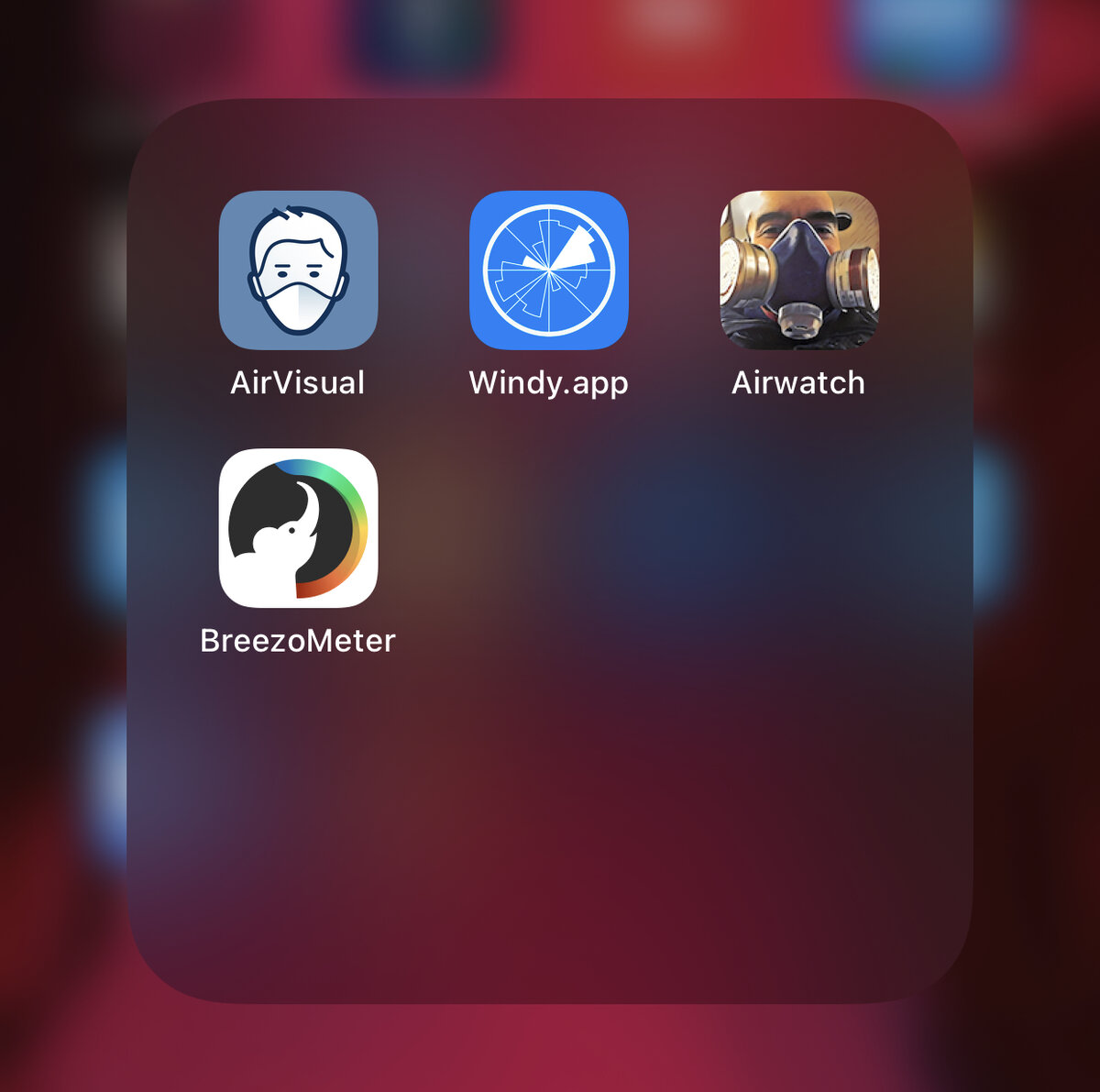 Приложения на телефон для отслеживания качества воздуха