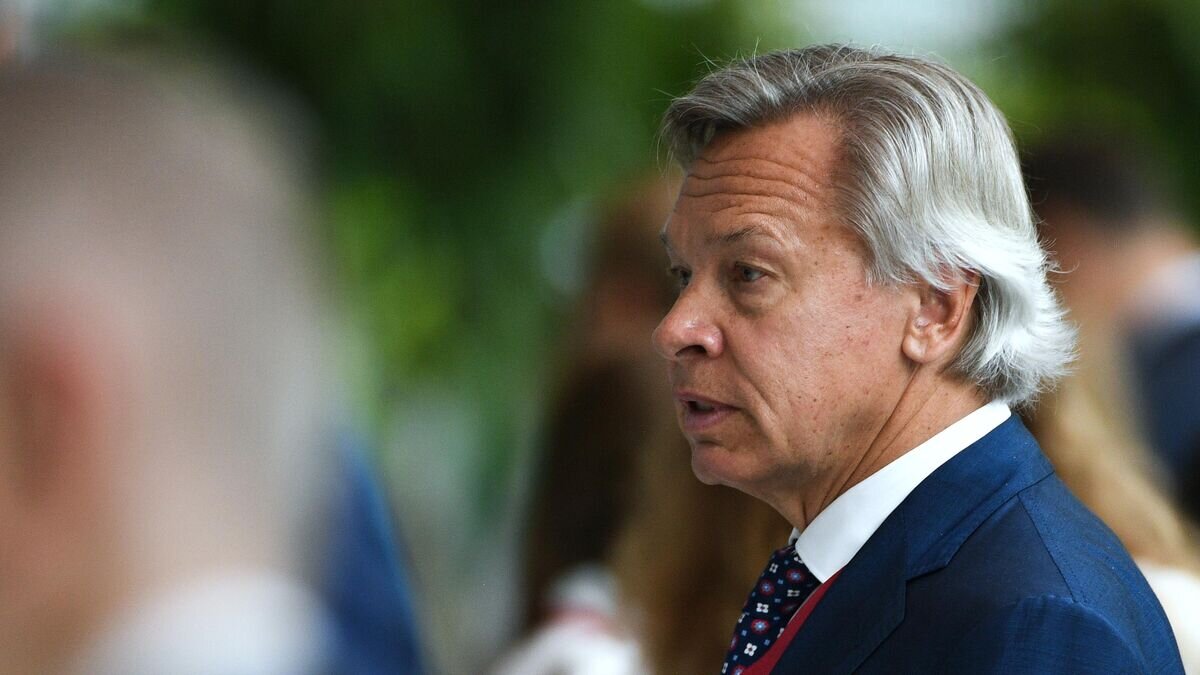    Председатель комиссии Совета Федерации РФ по информационной политике Алексей Пушков на Петербургском международном экономическом форуме 2019 © РИА Новости / Владимир Астапкович