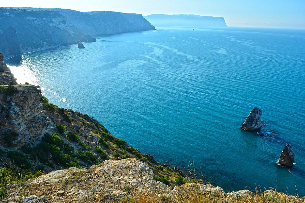 12 апреля в крыму. Мыс Фиолент рождение Иисуса.