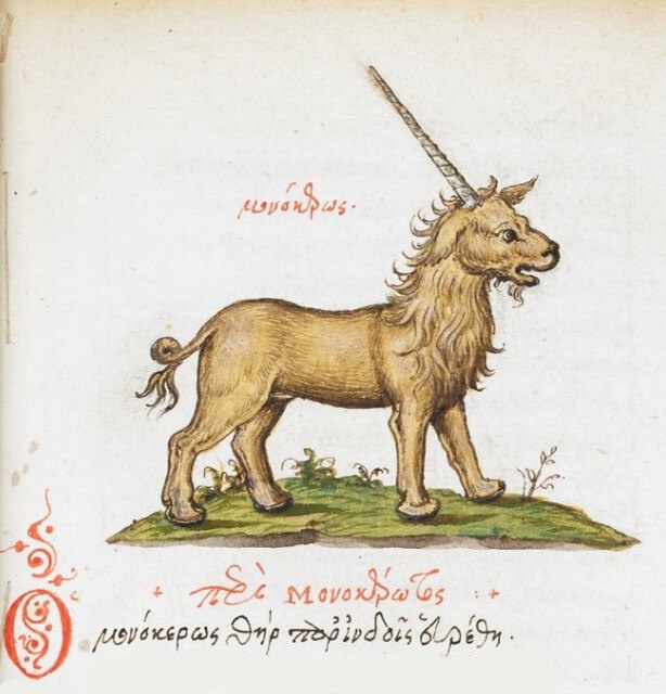 Из “De animalium proprietate” [Burney MS 97, f. 18r].