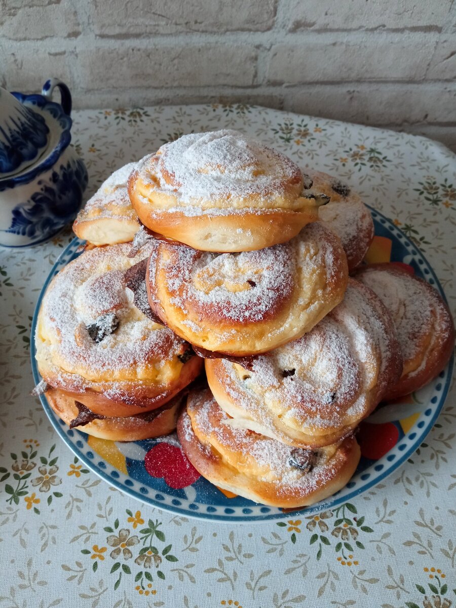 Булочки-завитушки с творогом | Плюшки от Валюшки😊 | Дзен