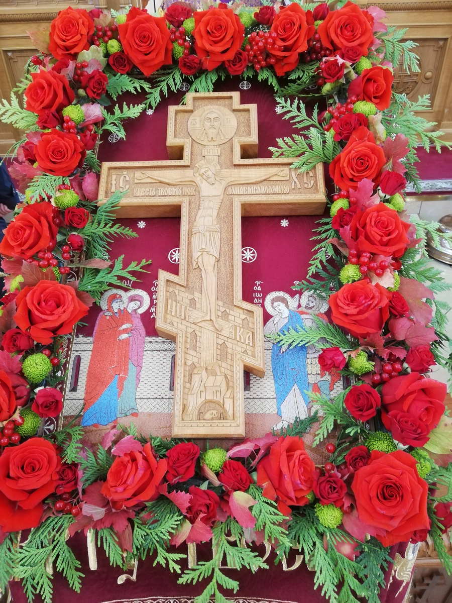 Вот такая красота у нас была в Храме! 