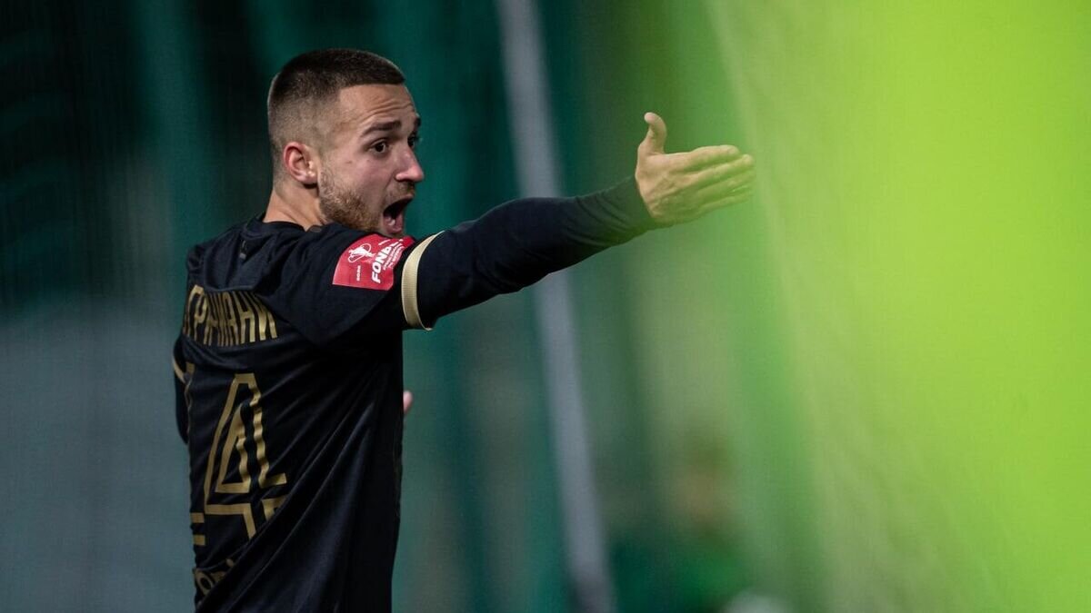    Футболист "Балтики" Гоча Гогричиани© Фото : ФК "Балтика" / Telegram