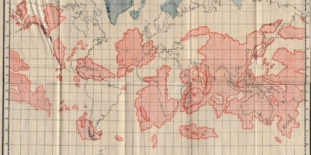Карта Лемурии в книге Уильяма Скотта‑Эллиота «История Лемурии и Атлантиды», 1896 год. Изображение: Wikimedia Commons📷
