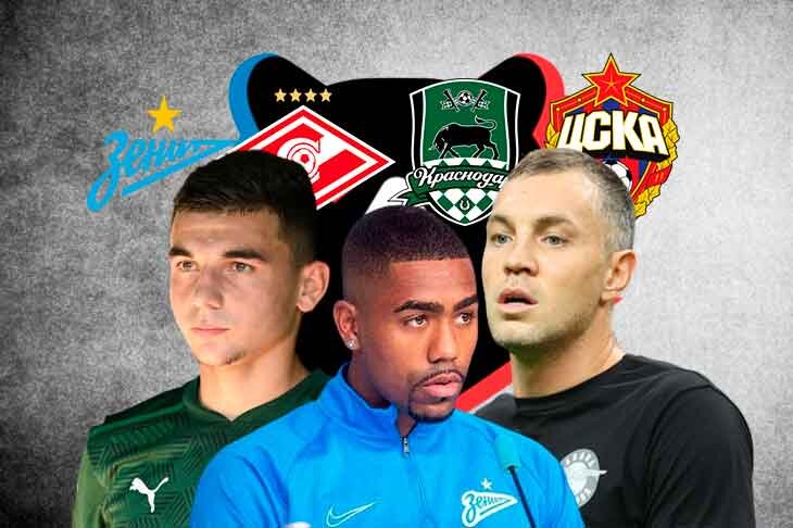 Трансфер Малкома, Дзюба в Москве и другие трансферные новости топ клубов РПЛ