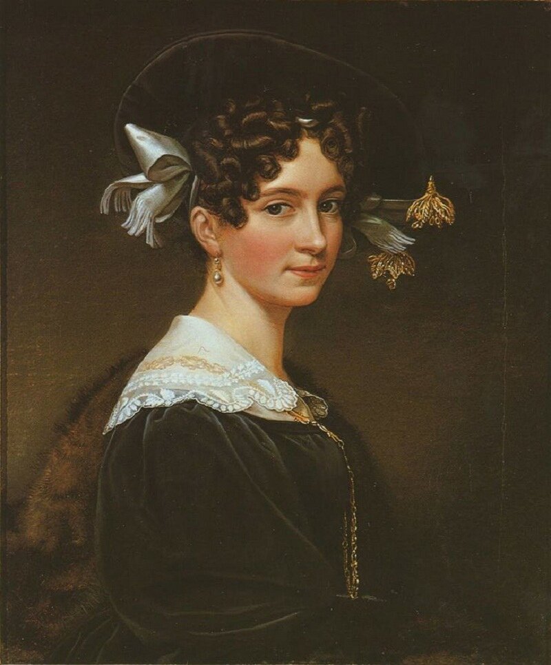 Maximiliane Borzaga. 1827 год.  Йозеф Карл Штилер. 