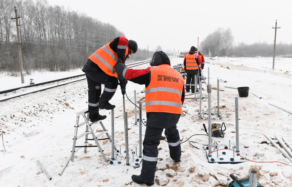 В Тверской области Игорь Руденя побывал на стройке новой ж/д станции